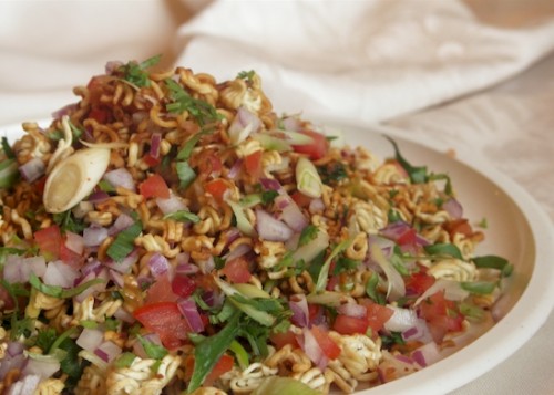 Bhel Noodles recipe at PakiRecipes