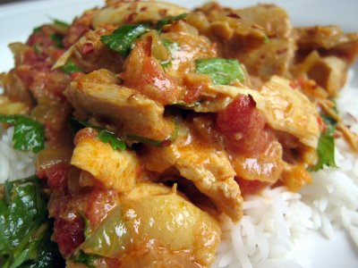 Spicy Apple/chicken Salaan recipe at PakiRecipes