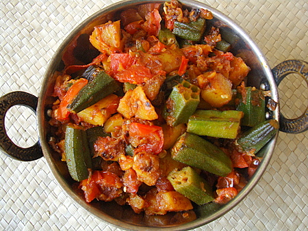 Bhindi Masala recipe at PakiRecipes