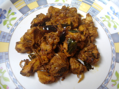 Quick Fry Chicken Masala recipe at PakiRecipes
