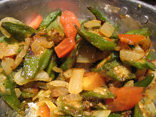Bhindy Bhujiya recipe at PakiRecipes