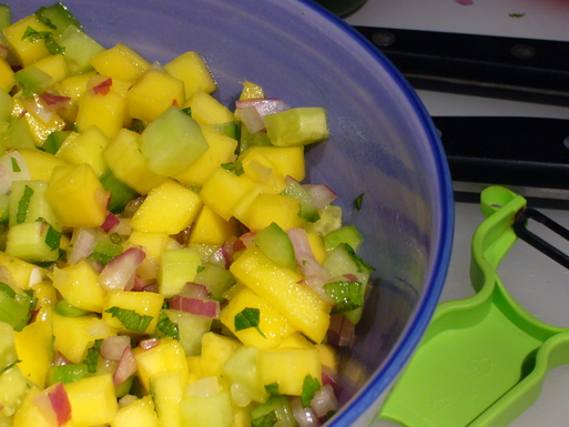 Cucumber And Mango Salsa Recipe recipe at PakiRecipes