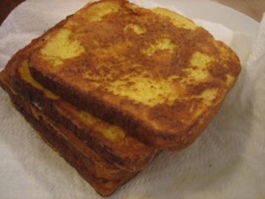 Bread Slices In Egg