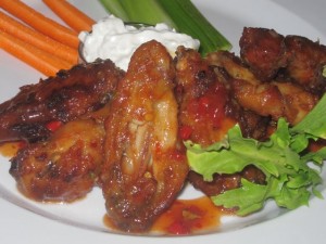 Thaistyle Broiled Chicken Wings