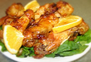 Spicy Orange Chicken Wings at PakiRecipes.com