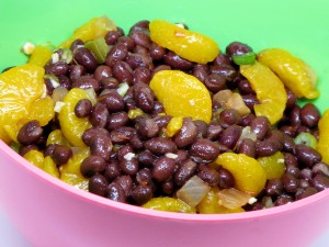 Spicy Black Bean Salad at PakiRecipes.com
