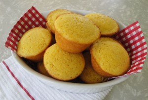 Honey Corn Bread Muffins