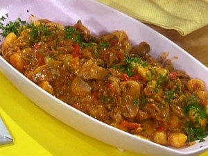 Chicken And Mushroom In Red Sauce recipe