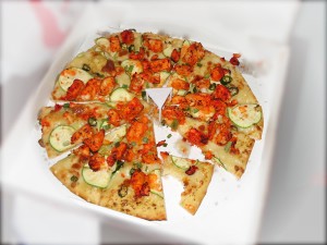 Simplest Vegetable Chicken Cheese Pizza recipe