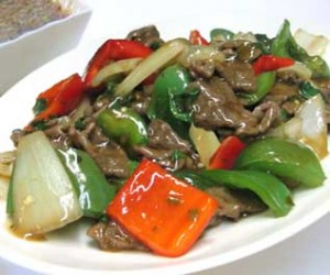 Exotic Spring Fried Beef at PakiRecipes.com