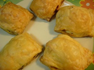 Cheese And Onion Pastries recipe