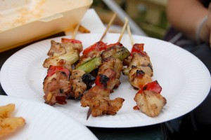 Chicken And Vegetable Kebabs