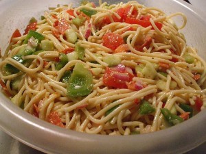 Veg Explodo Spaghetti at PakiRecipes.com