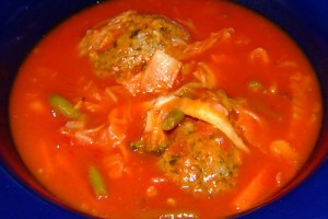 Vermicelli And Meat Ball Soup at PakiRecipes.com