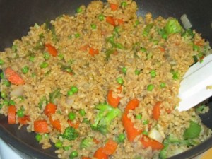 Rice And Veggies Stir Fry recipe