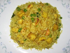 Paneer Fried Rice recipe