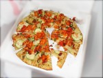 SIMPLEST VEGETABLE CHICKEN CHEESE PIZZA at PakiRecipes.com