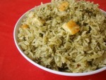 Palak (Spinach) Rice at PakiRecipes.com