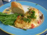 TOMATO, ONION AND CHEESE OMELET at PakiRecipes.com